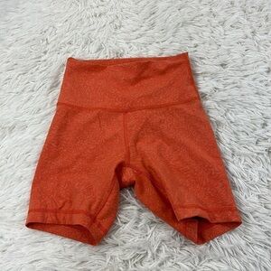 Lululemon Wunder Train High-Rise Short 6" Crunch Warm Coral